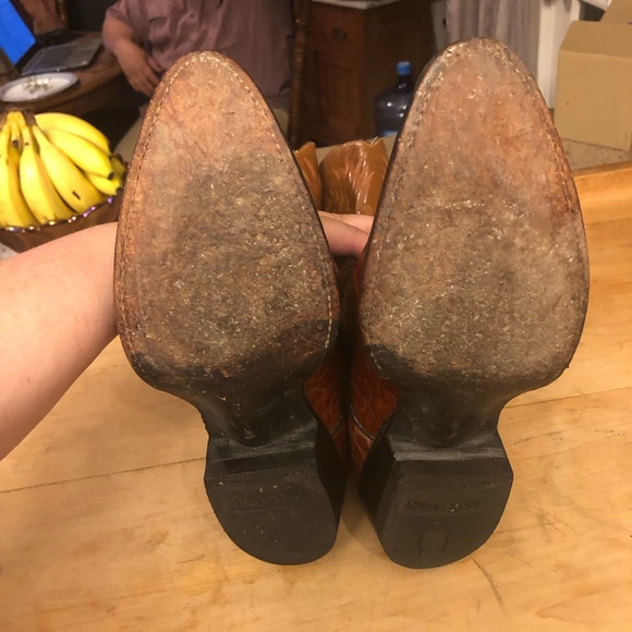 Billy Boots alligator cowboy boots. - Picture 10 of 10